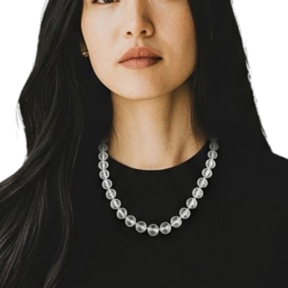 Translucent Beaded Necklace